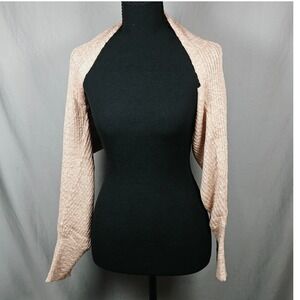 Promesa Blush Pink Open-Front Shrug